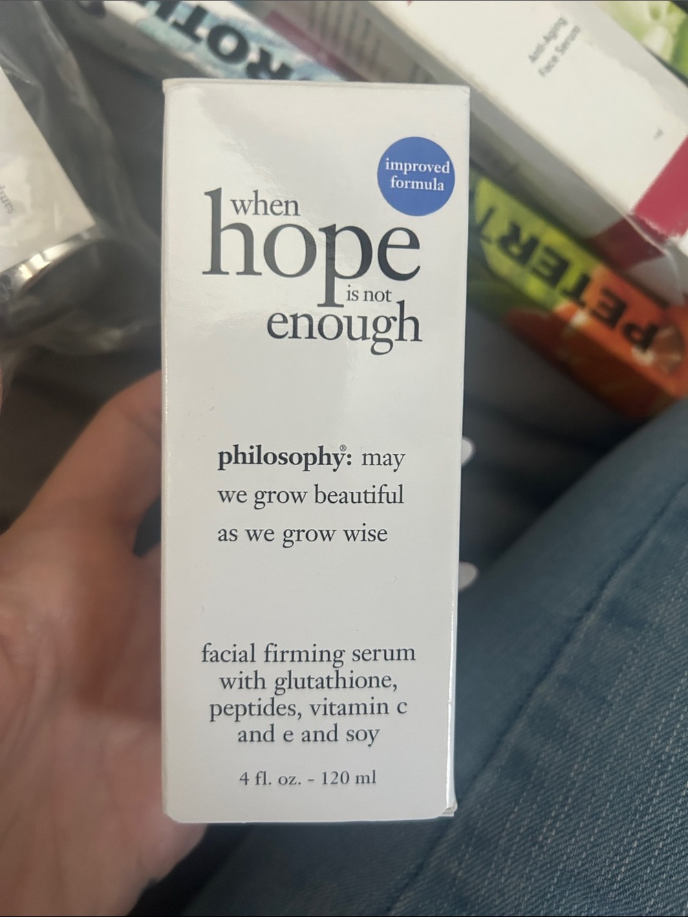 philosophy When Hope Is Not Enough Facial Firming Serum - 4oz